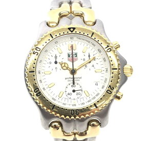 【中古】TAG Heuer プロフェッショナル 200M セル クロノグラフ CG1120-0 タグホイヤー[66]