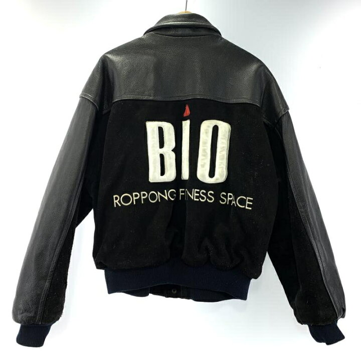楽天市場】【中古】80s 六本木BIO レザースタジャン サイズM ROPPONGI 