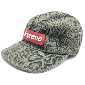 【中古】Supreme 2024ss Washed Chino Twill Camp Cap サイズFREE スネーク シュプリーム ツイル キャンプキャップ[24]