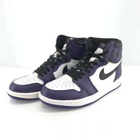 【中古】NIKE AIR JORDAN1 Retri High OG "Court Purple White/Black" 26.5cm 555088-500[91]