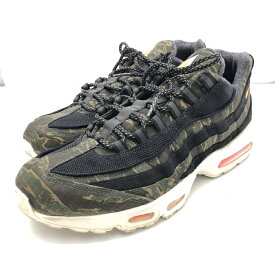 【中古】NIKE×CarharttWIP AIR MAX95 BlackTotalOrange 29cm ナイキ×カーハート[24]