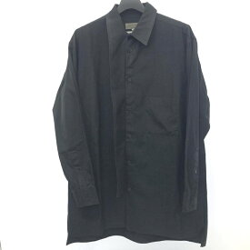 【中古】Yohji Yamamoto　タイシャツ　3　HC-B32-004　ブラック　ヨウジヤマモト[66]