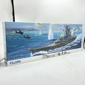 【中古】フネ）フジ模型　1/500 旧日本海軍幻の戦艦 超大和 型戦艦　開封品、未組立[70]