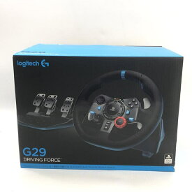 【中古】Logitech G29 DRIVING FORCE RACING WHEEL 海外版 ロジクール ドライビングフォース ステアリングホイール＆ペダル ハンコン[10]