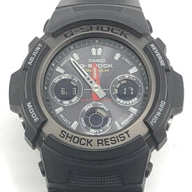 【中古】CASIO G-SHOCK AWG-101 腕時計 ブラック CASIO ジーショック[10]