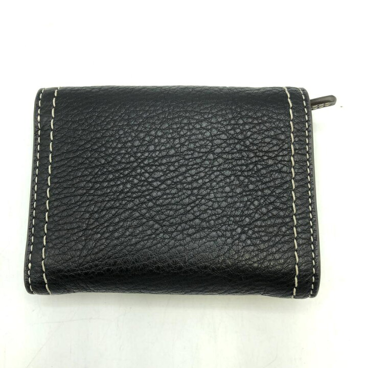 楽天市場】【中古】TORY BURCH レザーロゴフェリックス 三つ折り財布 