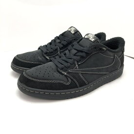 【中古】NIKE × Travis Scott AIR JORDAN 1 LOW OG SP Black Phantom サイズ26.5cm DM7866-001[91]