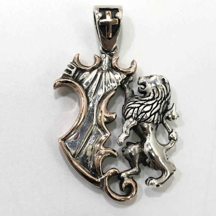 楽天市場】【中古】Lord Camelot ライオンエンブレム ネックレス  