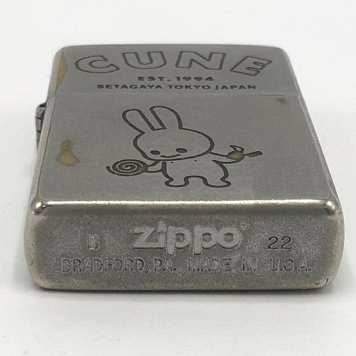 楽天市場】【中古】ZIPPO CUNE 蚊取り線香 ライター シルバー ジッポ 