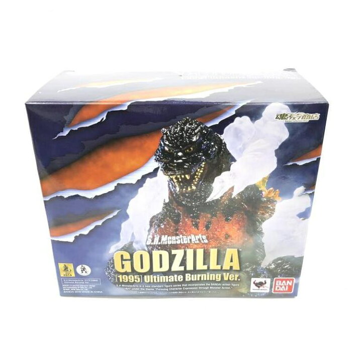 楽天市場】【中古】S.H.MonsterArts ゴジラ 1995 Ultimate Burning Ver 
