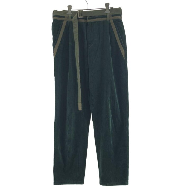 楽天市場】【中古】sacai 21AW ベルテッドコーデュロイパンツ サイズ 
