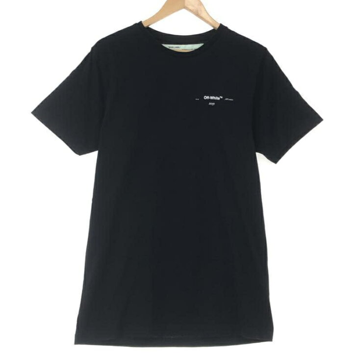 楽天市場】【中古】OFF-WHITE プリントロゴTシャツ M ブラック オフ 