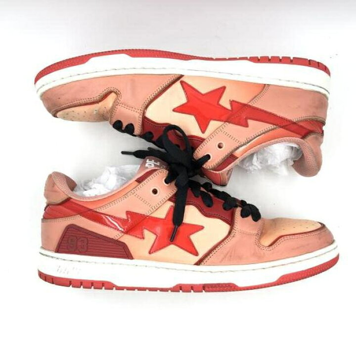 楽天市場】【中古】A BATHING APE BAPE STA SK8 赤 サイズ28.0  