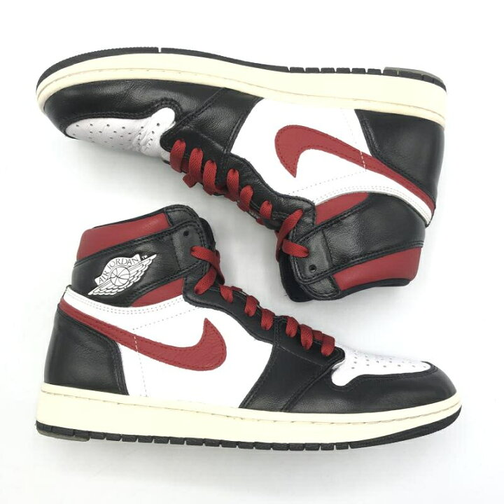 楽天市場】【中古】NIKE AIR JORDAN 1 Retro High Black/White/Sail 