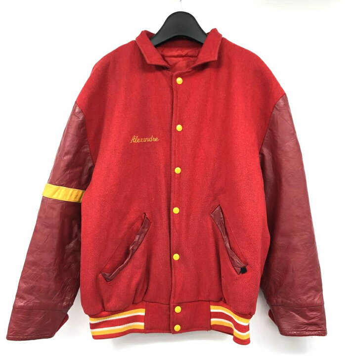楽天市場】【中古】Vetements SPORTS 袖レザースタジャン サイズ40 