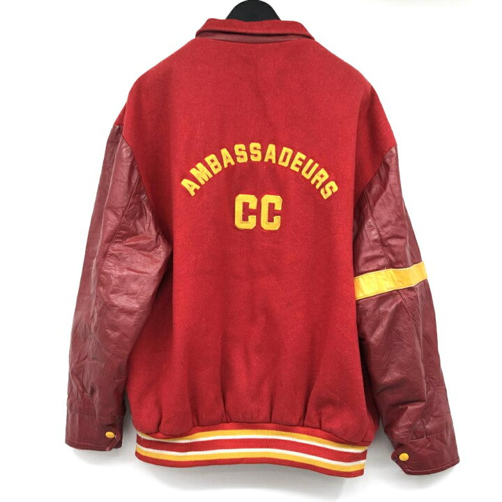 楽天市場】【中古】Vetements SPORTS 袖レザースタジャン サイズ40 