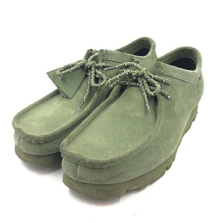 楽天市場】【中古】Clarks WALLABEE GTX カーキ 26.0cm ※替え紐欠品  