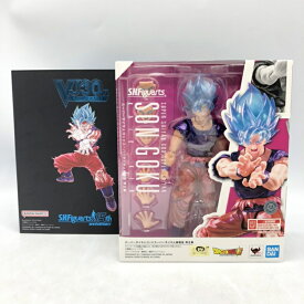 【中古】バンダイ　S.H.Figuarts スーパーサイヤ人ゴッド超サイヤ人孫悟空 界王拳　開封品[70]