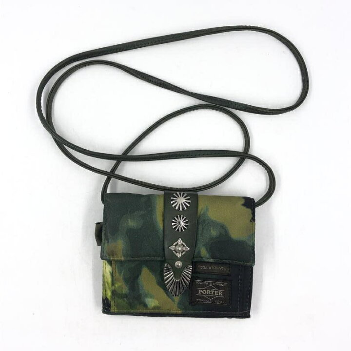 楽天市場】【中古】PORTER×TOGA ショルダーウォレット グリーン  