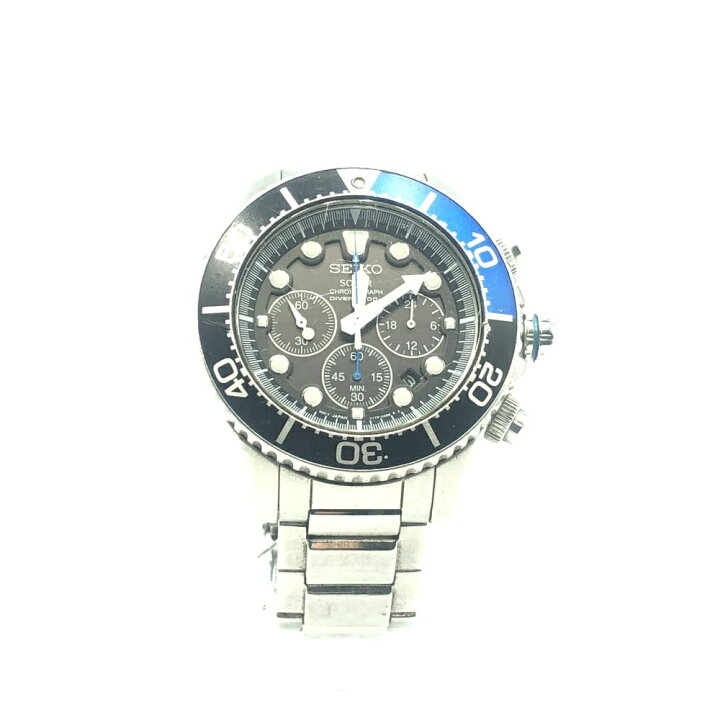 楽天市場】【中古】SEIKO プロスペックス ソーラー腕時計 V175-0AD0 