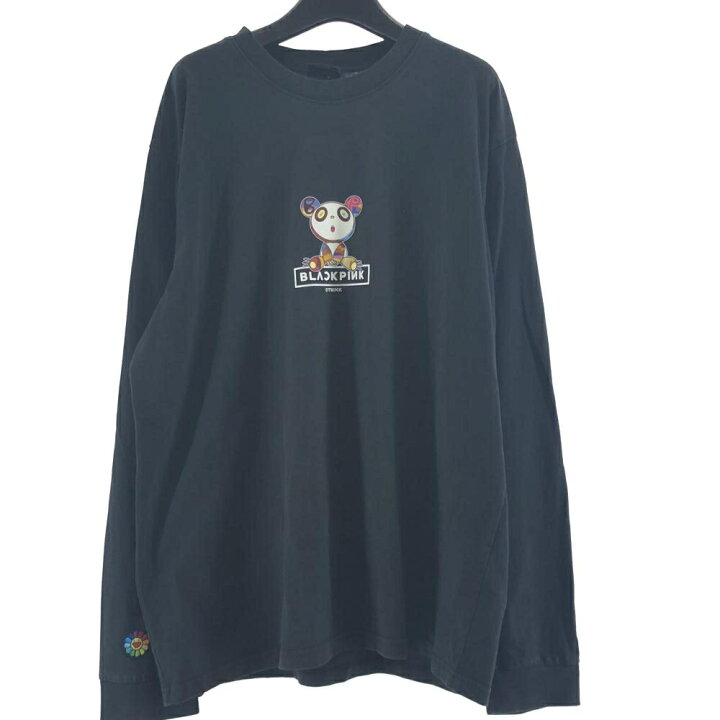 楽天市場】【中古】村上隆×BLACK PINK カイカイキキ ロンT サイズXL 黒 