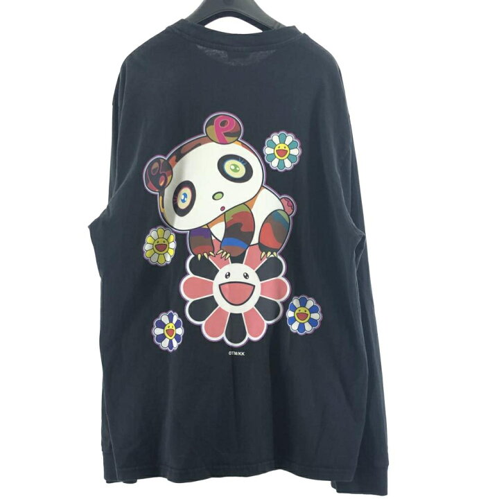 楽天市場】【中古】村上隆×BLACK PINK カイカイキキ ロンT サイズXL 黒 