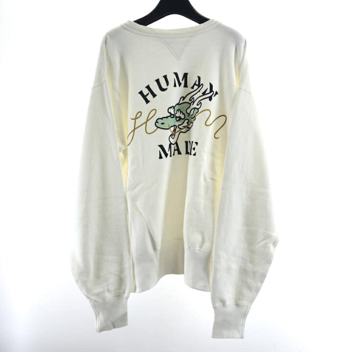 楽天市場】【中古】HUMAN MADE Dragon Sweatshirt サイズL ホワイト 