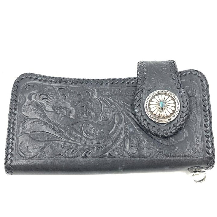 楽天市場】【中古】サード SAAD ｶｰﾋﾞﾝｸﾞ本革長財布 ｼﾙﾊﾞｰ925ｺﾝﾁｮ付き  