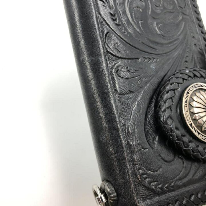 楽天市場】【中古】サード SAAD ｶｰﾋﾞﾝｸﾞ本革長財布 ｼﾙﾊﾞｰ925ｺﾝﾁｮ付き 