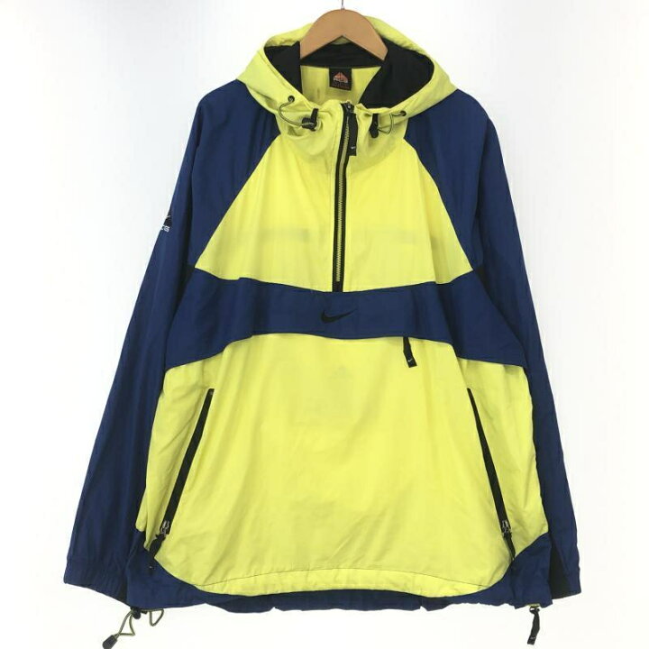 楽天市場】【中古】NIKE ACG アノラックハーフジップ ナイロンパーカー  