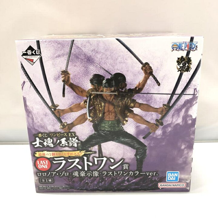 楽天市場】【中古】バンダイ ロロノア・ゾロ 魂豪示像 ラストワン 