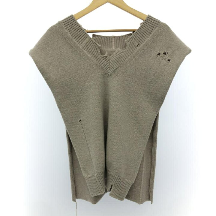 楽天市場】【中古】Maison Marfgiela デストロイドタバードニット 