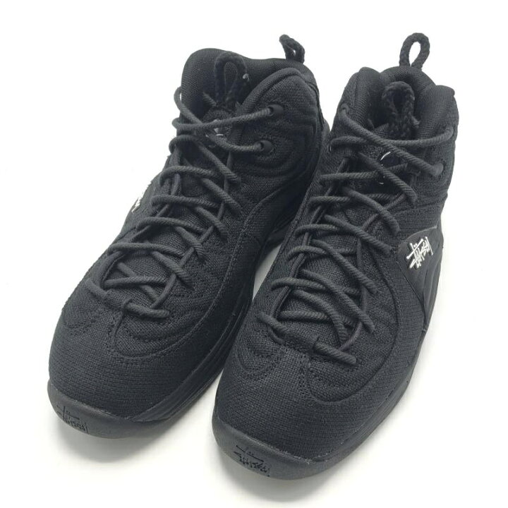 楽天市場】【中古】Stussy × NIKE Air Penny 2 Black スニーカー 26.5  