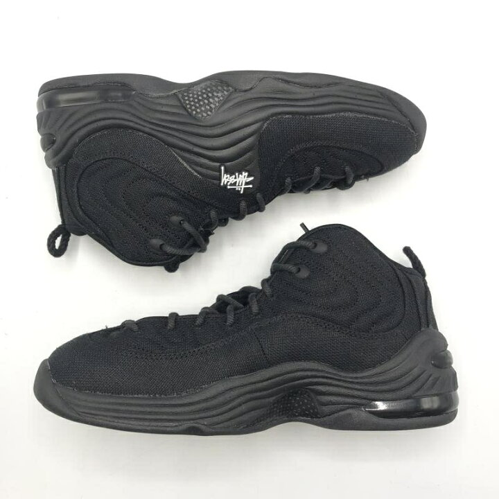 楽天市場】【中古】Stussy × NIKE Air Penny 2 Black スニーカー 26.5 