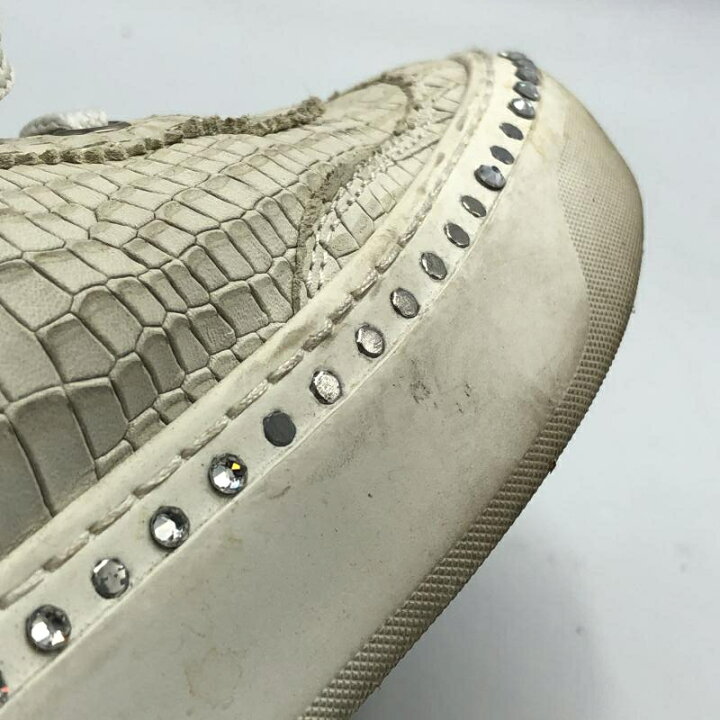 楽天市場】【中古】JIMMY CHOO クロコパターンスタッズスニーカー 43 