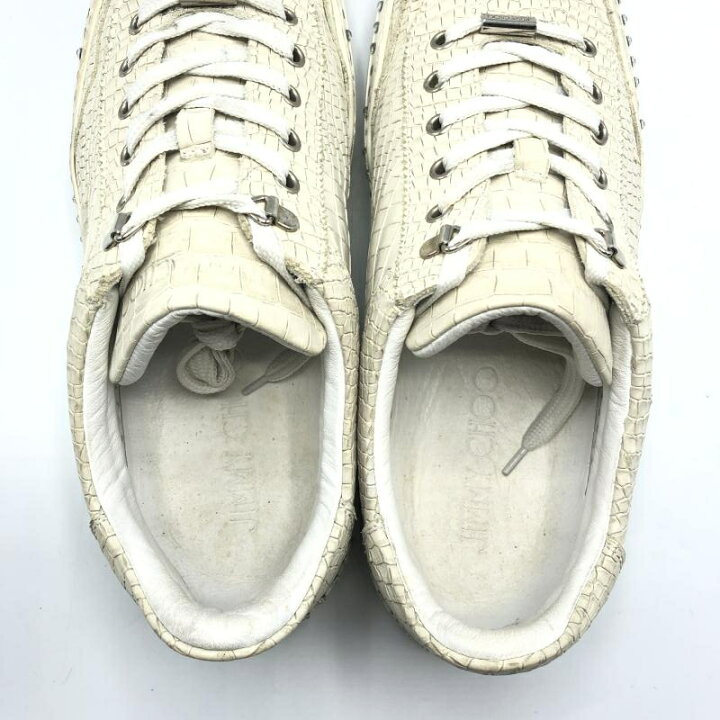 楽天市場】【中古】JIMMY CHOO クロコパターンスタッズスニーカー 43 