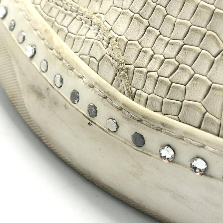 楽天市場】【中古】JIMMY CHOO クロコパターンスタッズスニーカー 43 