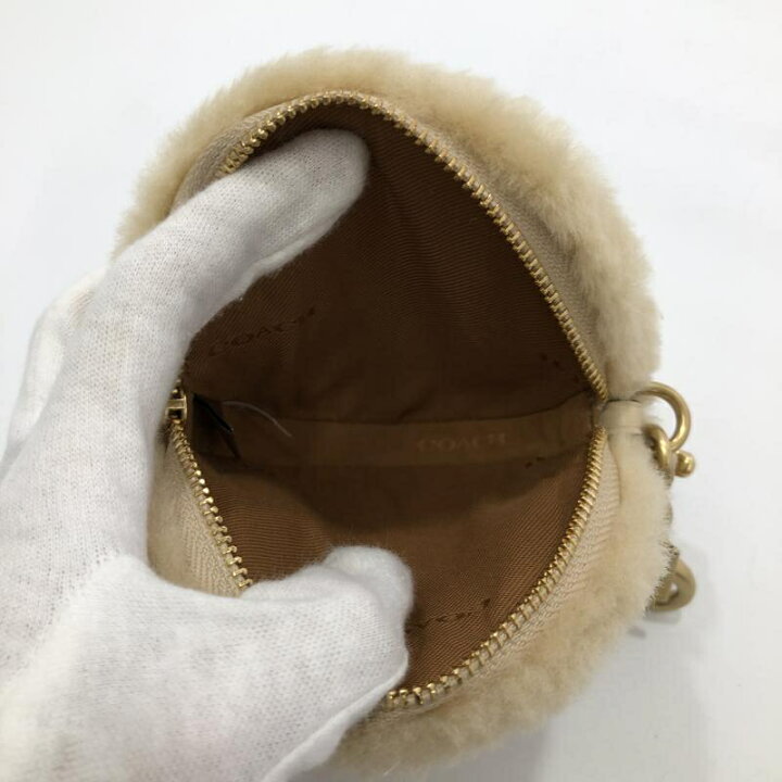 楽天市場】【中古】COACH コインケース・シアリング CN121 コーチ ボア 