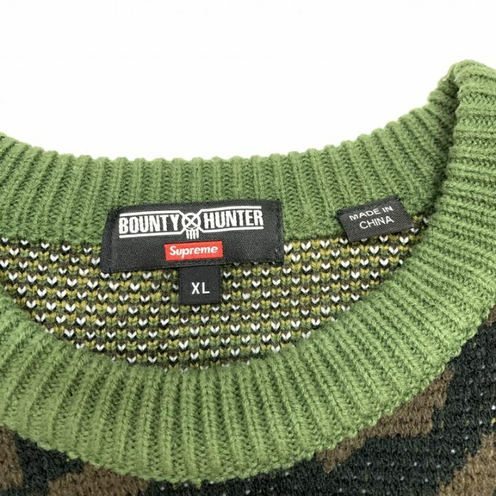 楽天市場】【中古】Supreme×Bounty Hunter 23AW Sweater Woodland Camo  