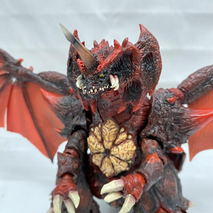 楽天市場】【中古】開封・塗装・接着あり)S.H.MonsterArts デストロイ 