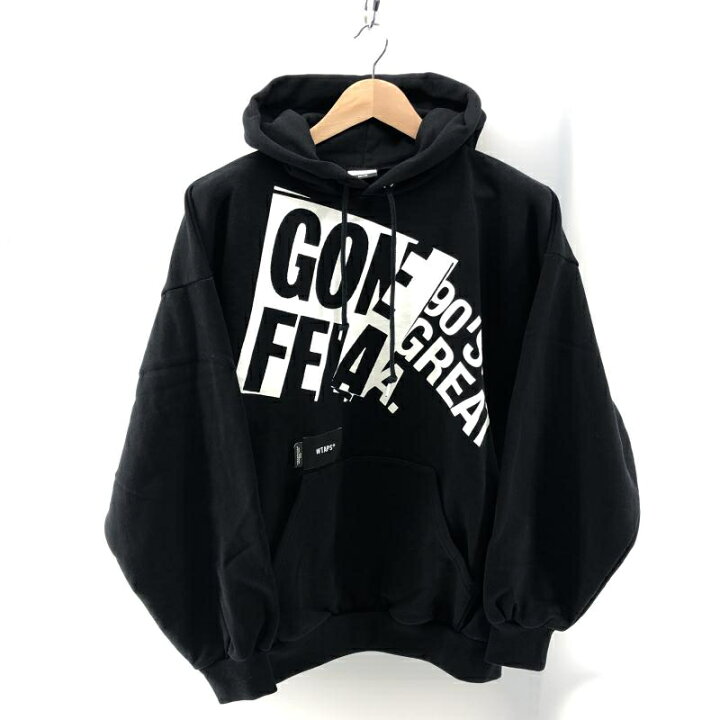 楽天市場】【中古】WTAPS 23AW PASTHG HOODIE BLACK 03 size L相当 