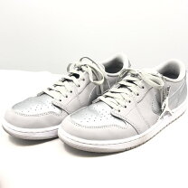 楽天市場】エアジョーダン1 low（カラーシルバー）の通販 