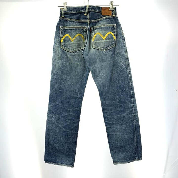 楽天市場】【中古】EVISU No1 Lot2001 かもめ デニムパンツ 32×33  
