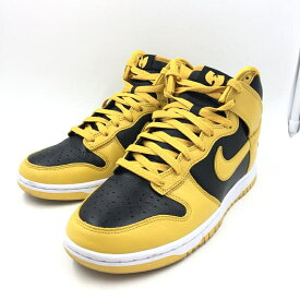 【中古】NIKE×Wu-Tang Clan Dunk Hi Retro PRM "Black and Pollen" HJ4320-001 size 26.5cm[24]