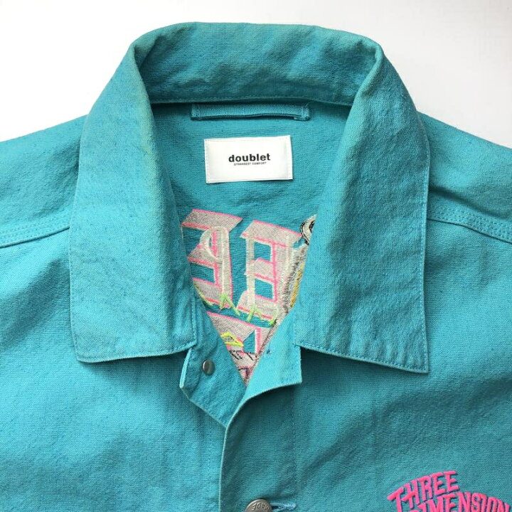 楽天市場】【中古】doublet 19SS CHAOS EMBROIDERY SILK DUCK CUT OFF  