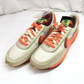 【中古】CLOT × Sacai × Nike LD Waffle "Orange Blaze" サイズ29.0cm DH1347-100[91]
