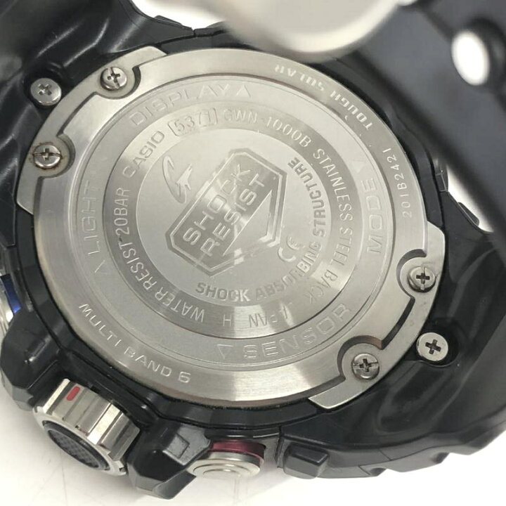 楽天市場】【中古】G-SHOCK GWN-1000B-1BJF ガルフマスター CASIO ジー 