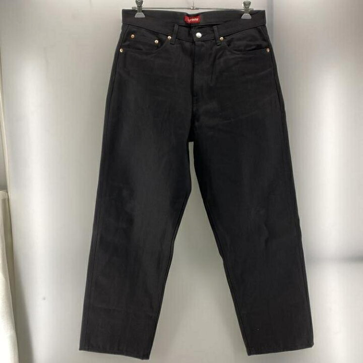 楽天市場】【中古】Supreme 25SS Rigid Baggy Selvedge Jean ブラック 
