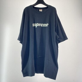 【中古】Supreme 24SS Pinline Tee サイズXXL ブラック シュプリーム 24SS ピンライン Tシャツ[17]