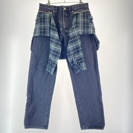 【中古】SUPREME×UNDERCOVER 23SS Layered Jean サイズ30 ブラック シュプリーム×アンダーカバー レイヤードジーンズ[17]